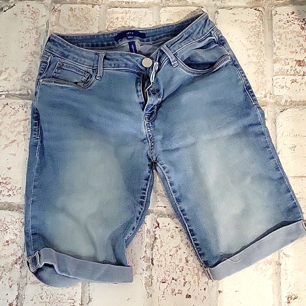 Denim shorts